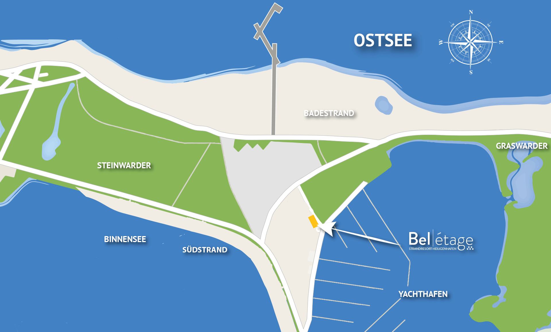 Lageplan Ferienwohnung BelEtage